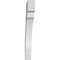 Ekena Millwork 4-in. W x 28-in. D x 36-in. H Merced Architectural Grade PVC Knee Brace BRCP04X28X36MRC - alternate 3